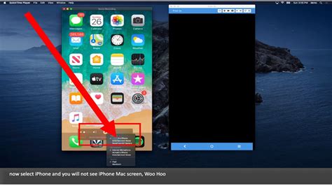 how to show iphone screen on mac quicktime