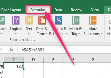 how to show numbers instead of formulas in excel
