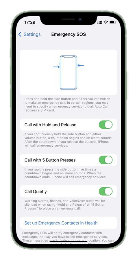 how to shut off sos on iphone 12