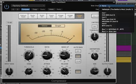 how to sidechain compression logic