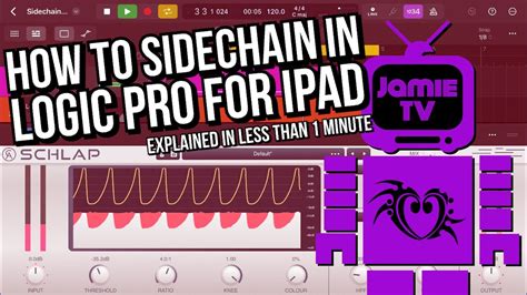 how to sidechain in logic ipad
