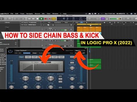 how to sidechain to kick in logic
