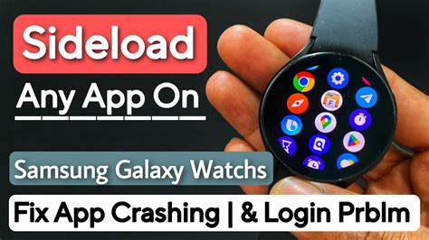 how to sideload apps on galaxy watch