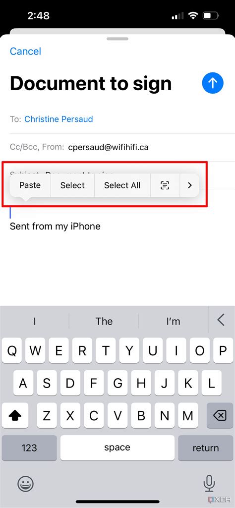 how to sign a document on iphone word