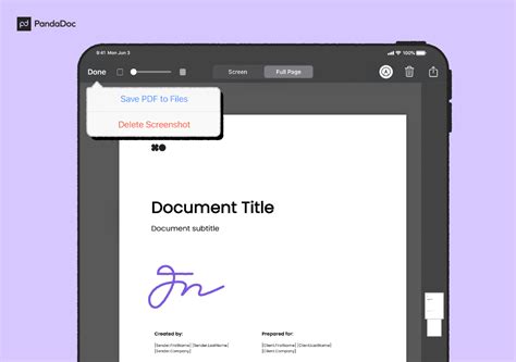 how to sign a word document on iphone from email