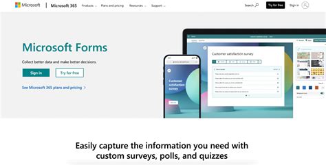 how to sign in microsoft forms