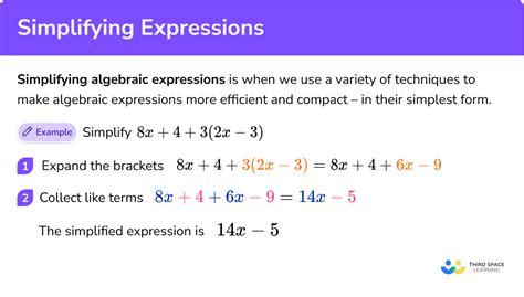 how to simplify algebraic expressions class 7