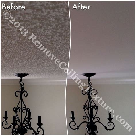 how to smooth a textured ceiling