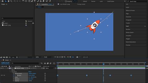how to smooth keyframes in after effects