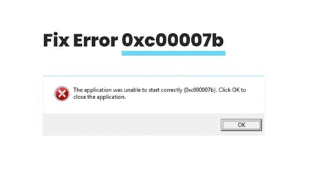how to solve 0xc00007b error in windows 10 64 bit