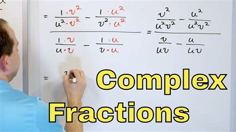 how to solve complex fractions