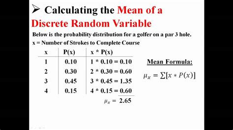 how to solve discrete random variable