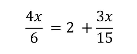 how to solve fractions with variables on one side