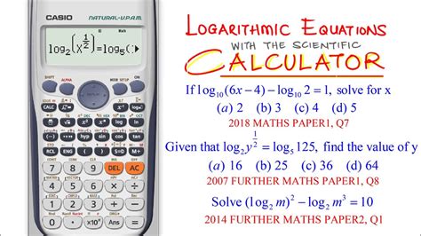 how to solve logarithmic equations calculator
