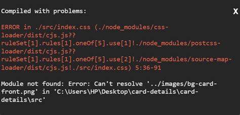 how to solve module not found error in react