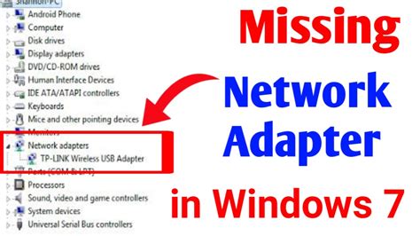 how to solve network adapter problem