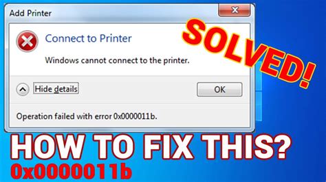 how to solve network printer problem in windows 10