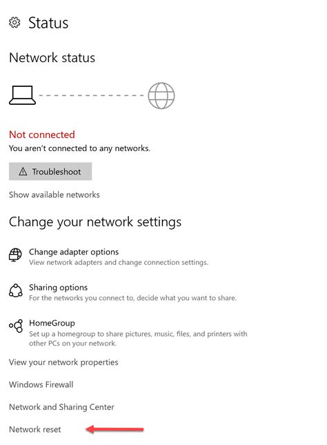 how to solve network sharing problem in windows 10