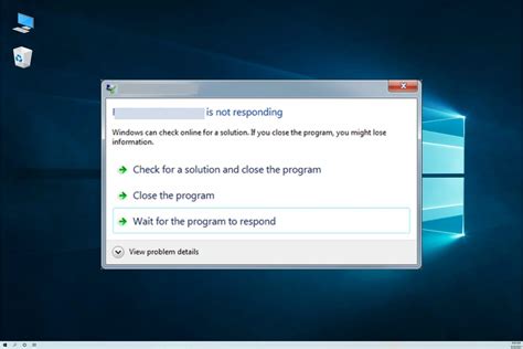 how to solve not responding problem in windows 10