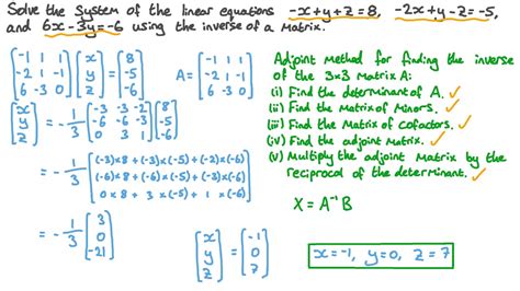 how to solve three by three matrices