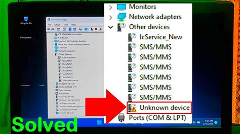how to solve unknown device problem in windows 10