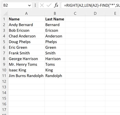how to sort a list by last name in excel