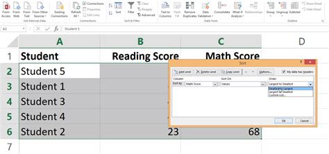 how to sort and filter in excel on ipad