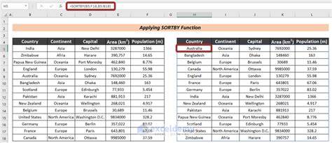 how to sort column in excel alphabetically and keep rows together