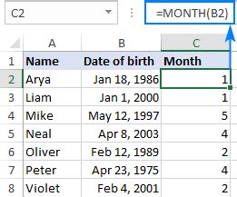 how to sort date month year wise in excel