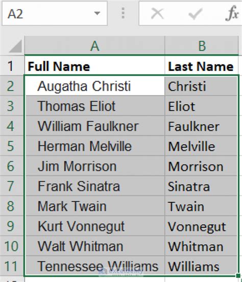 how to sort excel cells by name