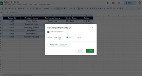 how to sort in google sheets and keep rows together