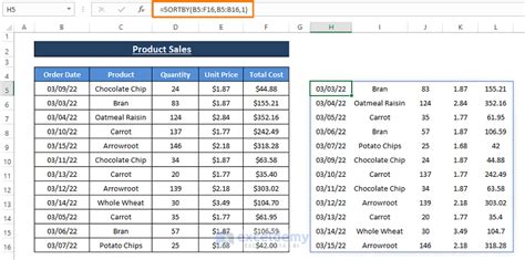 how to sort rows by date
