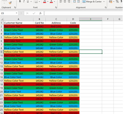 how to sort rows in excel by colour