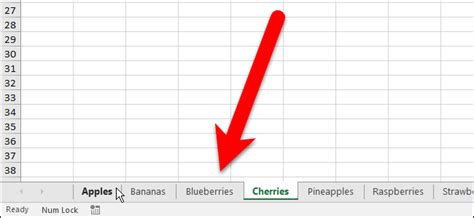 how to sort tabs in excel workbook