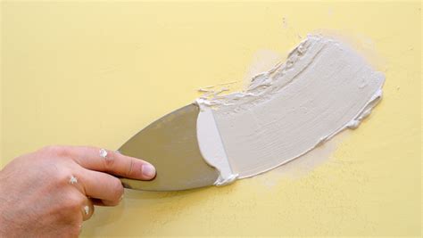how to spackle a textured wall