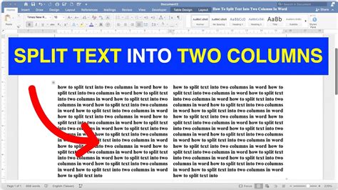 how to split a text box in microsoft word