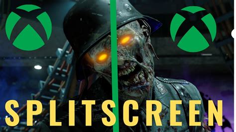how to split screen cod zombies xbox