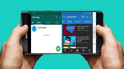 how to split screen on android