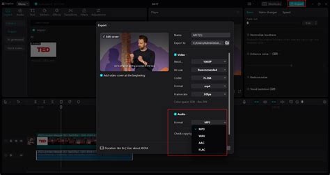 how to split video and audio in capcut mobile