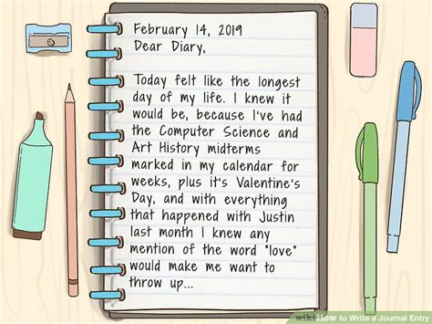how to start a diary example for students
