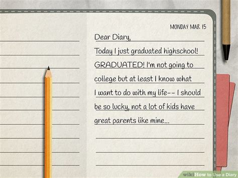 how to start a diary for students