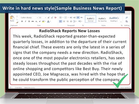 how to start a news report introduction