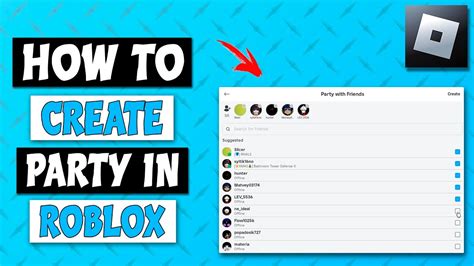 how to start a party in roblox chat