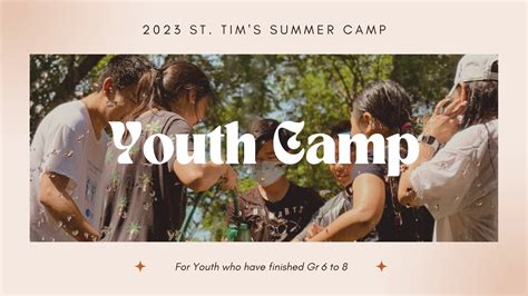 how to start a youth camp
