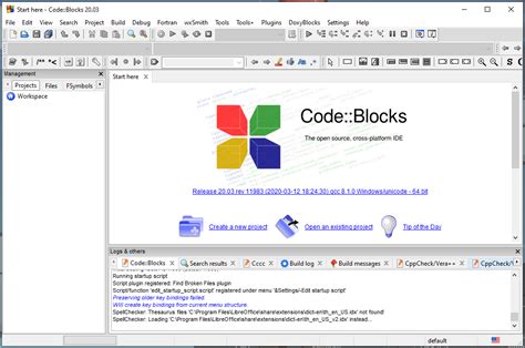 how to start ac program in code blocks