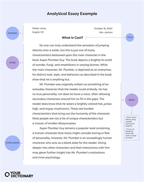 how to start an analysis paragraph examples