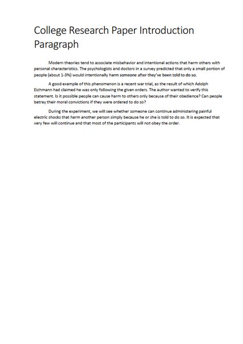 how to start an introduction paragraph for a research essay