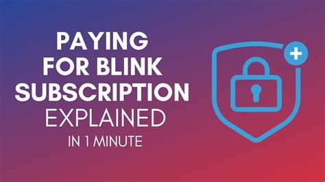 how to start blink subscription