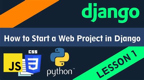 how to start django project in python