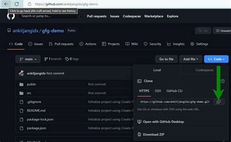 how to start react project from github